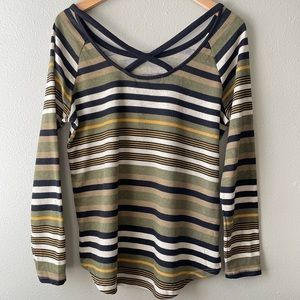 Absolutely Famous Striped Sweater Size Large